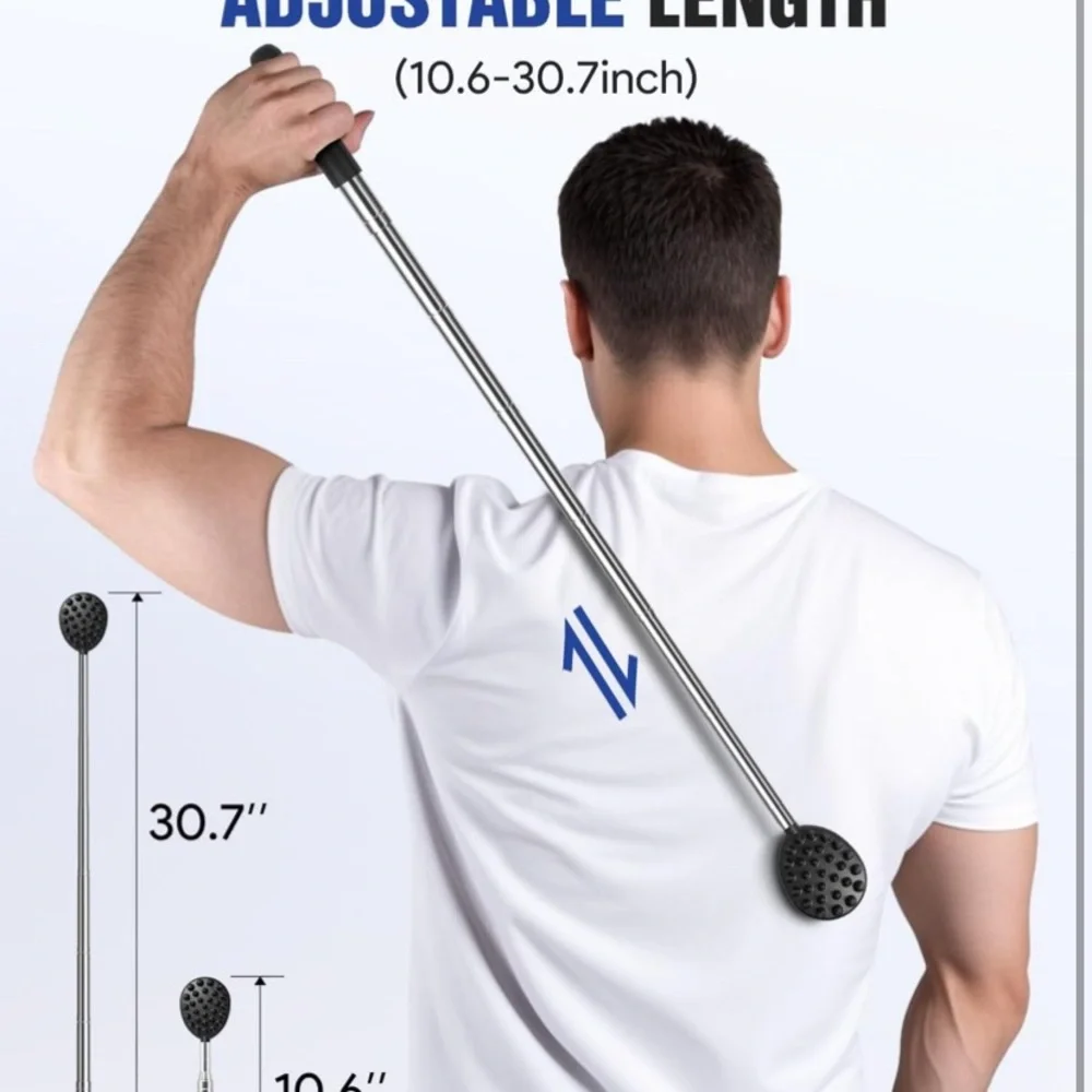 Telescoping Back Scratcher with 5Pcs